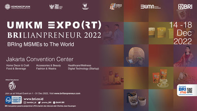 На выставке UMKM EXPO(RT) BRILIANPRENEUR 2022 года были представлены 500 ММСП