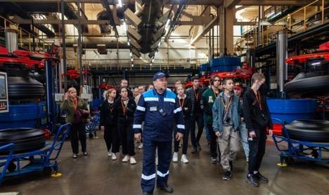 Студенты Нижнекамского индустриального техникума посетили завод KAMA TYRES
